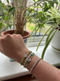 Set Of 3 Sage Green Bracelets